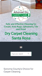 Mobile Screenshot of drycarpetcleaningsantarosa.com